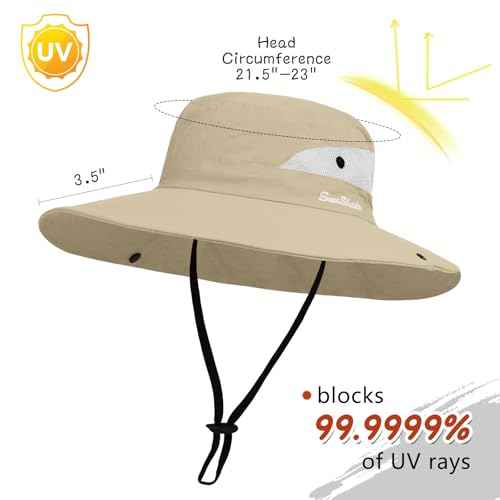 Women's Ponytail Safari Sun Hat