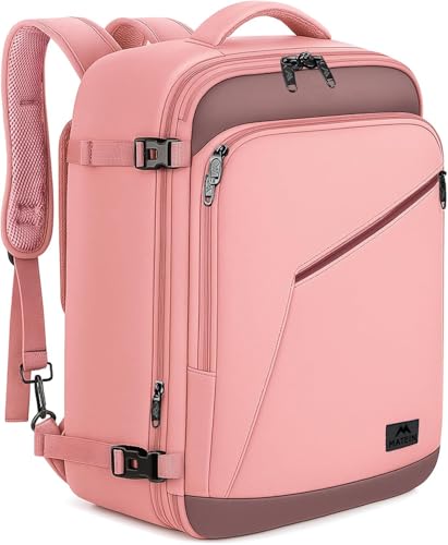 Pink Grey Travel Backpack for Women