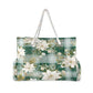Large Beach Bags Totes Canvas Tote Shoulder Bag Soft Wave Water Resistant Bags for Gym Travel Daily Ocean