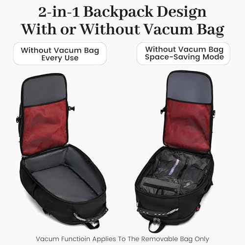 Vacuum Seal Backpack for Travel with Pump