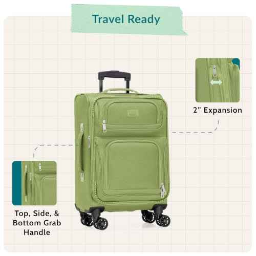 Rio Lightweight Softside Rolling Carry