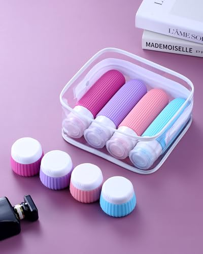 Travel Bottles for Toiletries 8 Pack (8 Count)