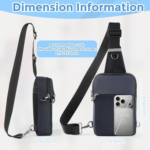 Sling Bag Anti Theft Sling Crossbody Bag for Women Men