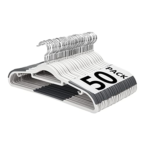 Plastic Hangers 50 Pack (50 Count)