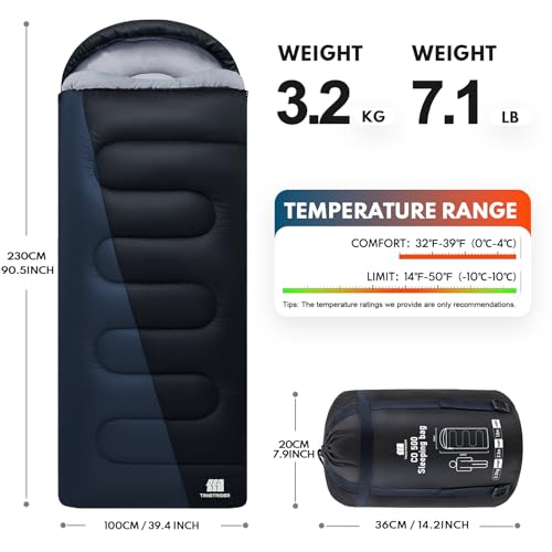 XXL Sleeping Bags for Adults Teens