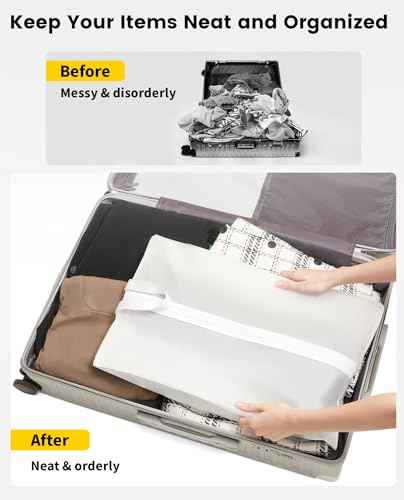 2 Pack Extra Large Transparent Shoe Bags for Travel with Zipper (2 Count)