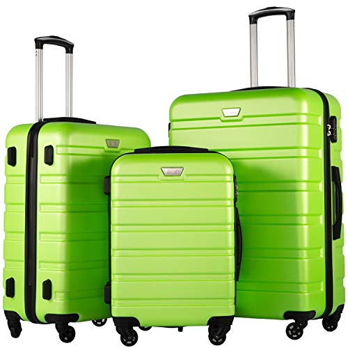 Luggage Set Lightweight Durable Hardshell (3 Count)