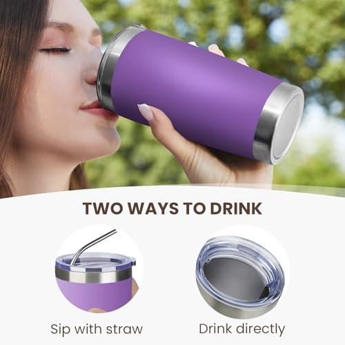 20oz Tumbler Cup Double Wall Vacuum Insulated Travel Mug Bulk