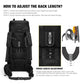 75L Molle Hiking Internal Frame Backpacks with Rain Cover for Camping