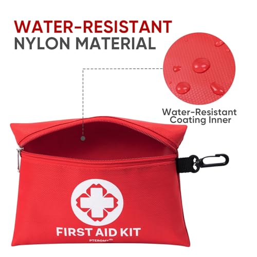 150 Pcs Mini Travel First Aid Kit for Travel