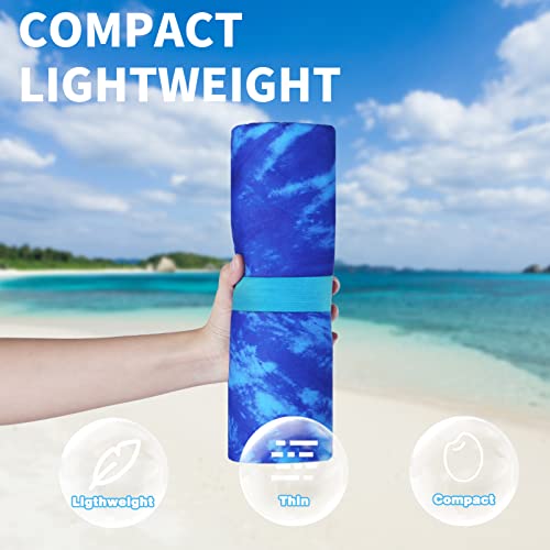 Microfiber Beach Towel Oversized 71x32 (2 Count)