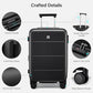 Carry On Luggage 22x14x9 Airline Approved Hardside 20 Inch Suitcase