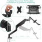 Laptop Desk Mount for 17" Notebook and 34" Screens