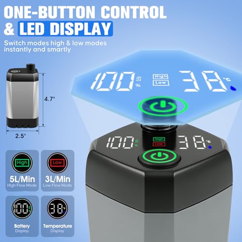 Upgraded Portable Shower with Heater