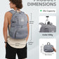 Small Lightweight Packable Hiking Backpack Foldable Travel Daypack