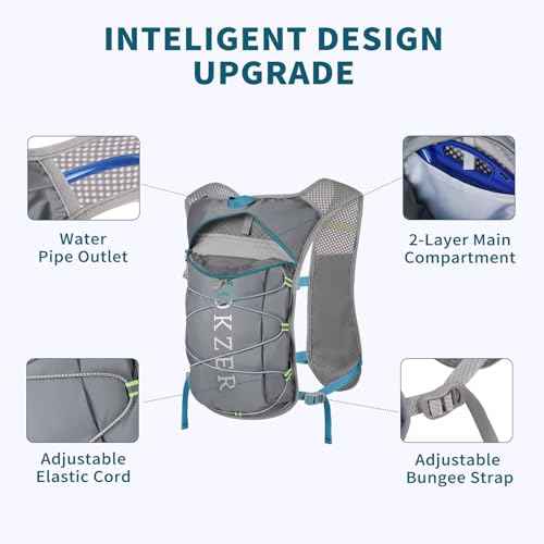 Running Hydration Vest with a 2L Water Bladder
