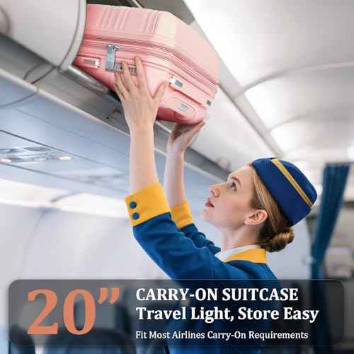 Luggage Sets 6 Piece Expandable Suitcase (6 Count)