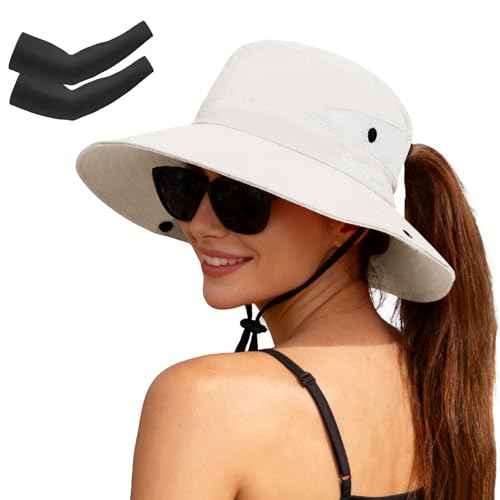 Women's Ponytail Safari Sun Hat