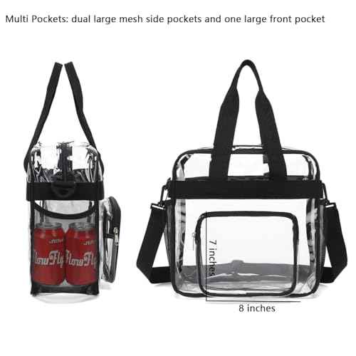 Clear Bag for Stadium Events With Shoulder Strap for Women