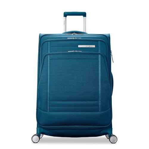 UpLIFT Lightweight Medium Checked Softside Luggage with Spinner Wheels