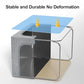 Baby Clothes Storage Bins with Metal Frame 27L 3 (3 Count)