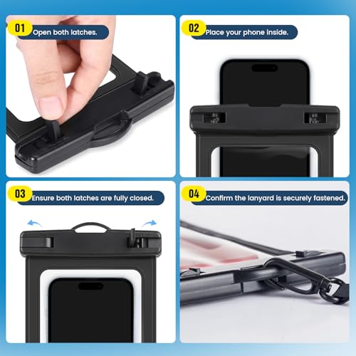 5 Pack Waterproof Phone Pouch