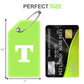 8 Pack Initial Luggage Tags for Suitcases Airplane Travel Essentials (8 Count)