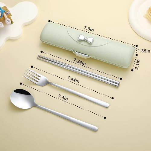 Travel Silverware Set with Case (4 Count)