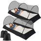 2 Pcs Mosquito Netting for Camping Bed 78 * 39 * 28 Inch