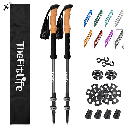 Durable 7075 Aluminum Trekking Poles (2 Count)