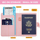 Premium Leather Passport Holder Covers Case