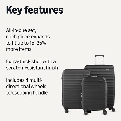 3 Piece Hardshell Luggage Set (3 Count)