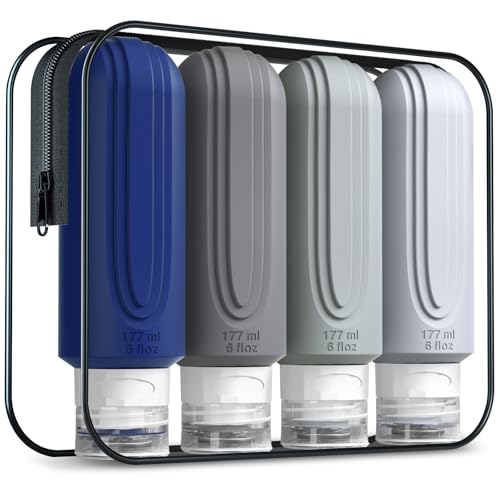 Travel Bottles for Toiletries (4 Count)
