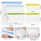 8 Pack Stand Up Reusable Half Gallon Freezer Bags Dishwasher Safe (8 Count)
