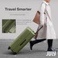 Checked Expandable Suitcase