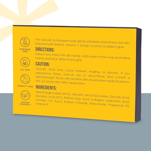 Glycolic Acid Soap Sheets (300 Count)