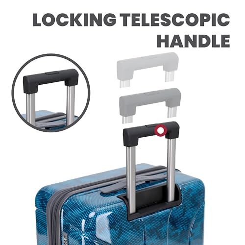 Matrix 20 Inch Carry On Expandable Hardside Upright Suitcase with 360° Spinner Wheels