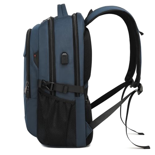 17 Inch Laptop Backpack for Travel with Backpack Rain Cover College Backpack for Men Laptop Bag with USB Charging Port