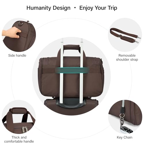 Small Underseat Carry On Luggage Bags for Travel with 10 Pockets