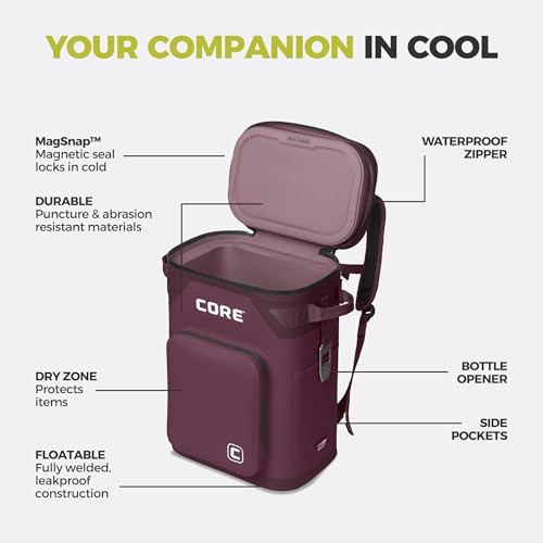 Magnetic Leak Proof 24 Can Soft Cooler with Waterproof Zipper