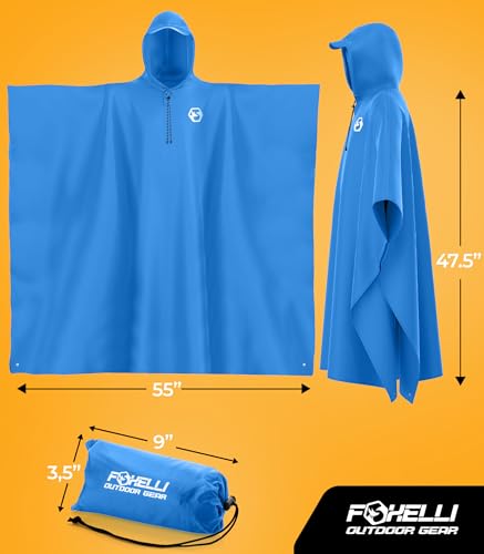 Rain Poncho for Adults