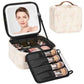 Travel Makeup Bag with LED Mirror