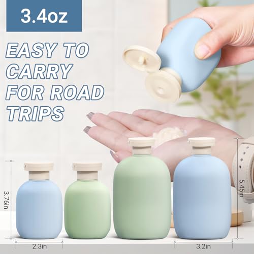 3.4oz Travel Bottle with Flip Cap (2 Count)