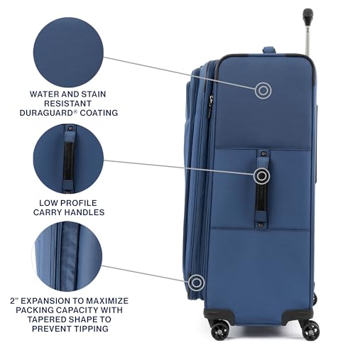 Tourlite Softside 29" Expandable Luggage with 4 Spinner Wheels