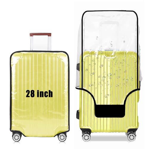28 Inch Waterproof Clear Suitcase Cover