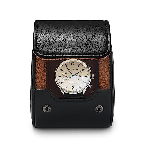 Single Watch Roll Travel Case Black