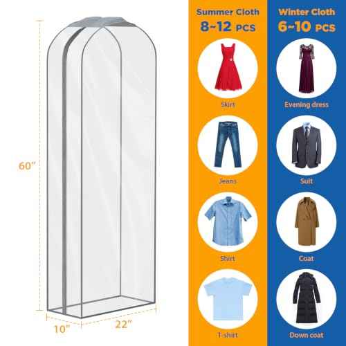 Fur Coat Storage Bags Dress Bags for Gowns Long 60 in