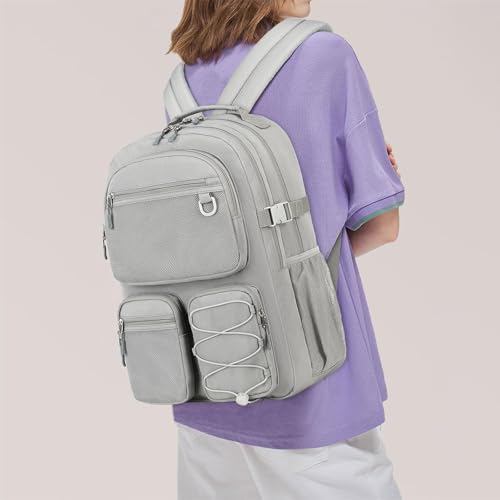 Water Resistant Daypack with Mulitiple Pockets for School Travel Outdoor College