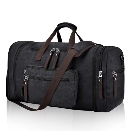 40L Canvas Duffle Bag for Men