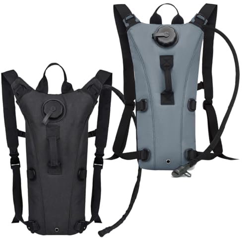 Tactical Water Hydration Pack Military 3L Water Bladder Carrier Backpack Leakproof for Running Jogging Cycling Hiking